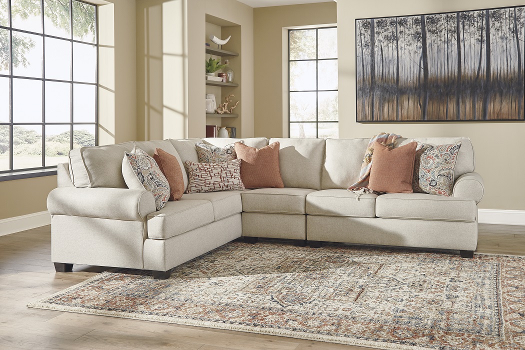 American Design Furniture by Monroe - Pearce 3 Piece Sectional 2